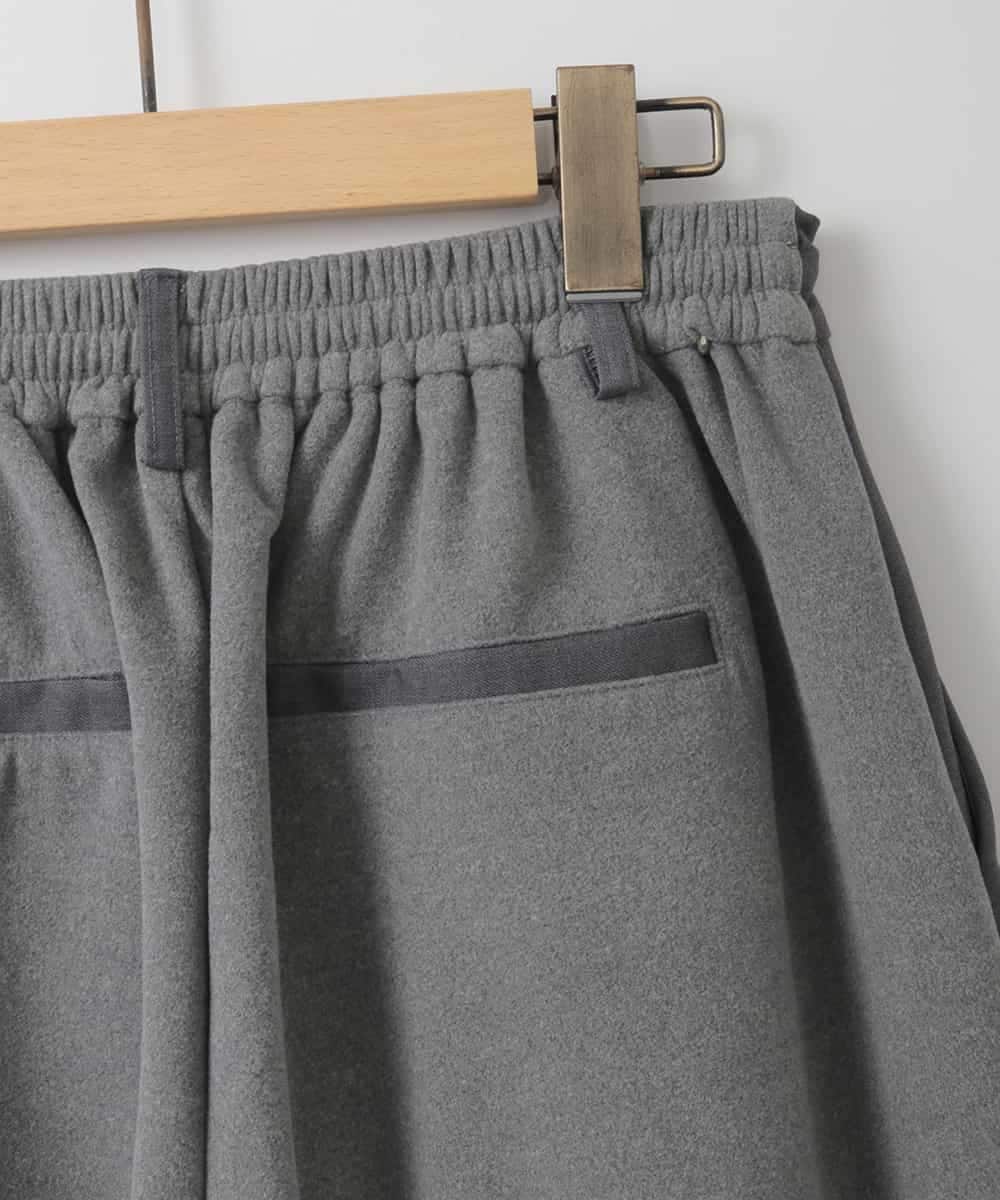 ZMLCE07128 al'aise modulation(アレーズモジュレーション) カットソー切り替えワイドパンツ グレー