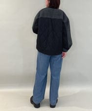 ZMLCE41170 al'aise modulation(アレーズモジュレーション) ワイドタックテンセルデニムパンツ ネイビー