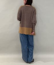 ZMLCE41170 al'aise modulation(アレーズモジュレーション) ワイドタックテンセルデニムパンツ ネイビー