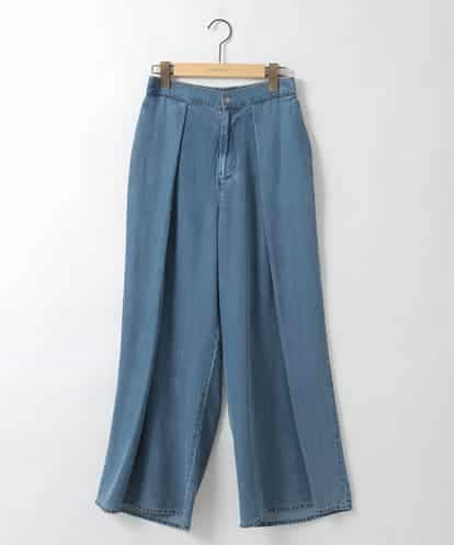 ZMLCE41170 al'aise modulation ワイドタックテンセルデニムパンツ