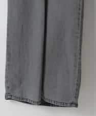 ZMLCE41170 al'aise modulation(アレーズモジュレーション) ワイドタックテンセルデニムパンツ ブラック