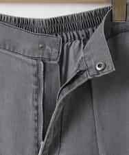 ZMLCE41170 al'aise modulation(アレーズモジュレーション) ワイドタックテンセルデニムパンツ ブラック