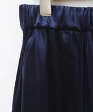 ZMLCW01140 al'aise modulation(アレーズモジュレーション) ベロアワイドパンツ ネイビー