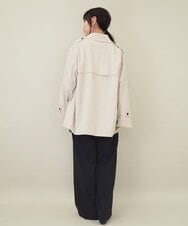 ZMLEE01105 al'aise modulation(アレーズモジュレーション) 【セットアップ対応】【洗える】フルダルワイドパンツ ネイビー