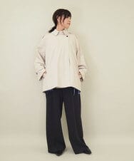 ZMLEE01105 al'aise modulation(アレーズモジュレーション) 【セットアップ対応】【洗える】フルダルワイドパンツ ネイビー