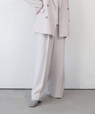 ZMLEE01105 al'aise modulation(アレーズモジュレーション) 【セットアップ対応】【洗える】フルダルワイドパンツ グレー