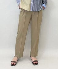 ZMLEE02100 al'aise modulation(アレーズモジュレーション) 【セットアップ対応】【洗える】フルダルテーパードパンツ ベージュ