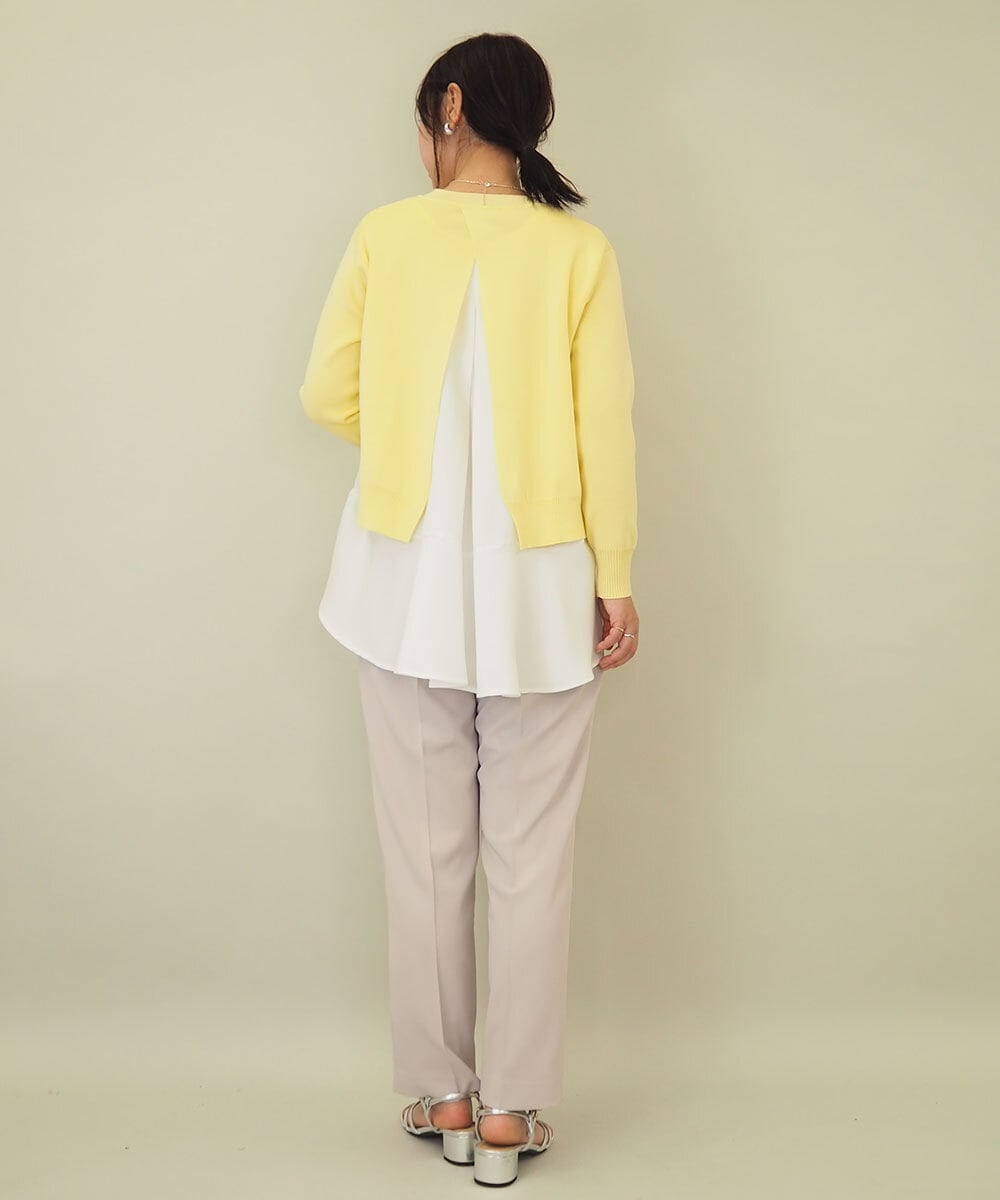 ZMLEE02100 al'aise modulation(アレーズモジュレーション) 【セットアップ対応】【洗える】フルダルテーパードパンツ グレー