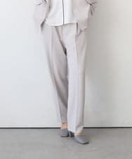 ZMLEE02100 al'aise modulation(アレーズモジュレーション) 【セットアップ対応】【洗える】フルダルテーパードパンツ グレー