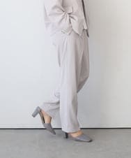 ZMLEE02100 al'aise modulation(アレーズモジュレーション) 【セットアップ対応】【洗える】フルダルテーパードパンツ グレー