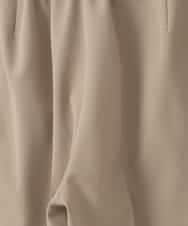 ZMLEE02100 al'aise modulation(アレーズモジュレーション) 【洗える】フルダルテーパードパンツ ベージュ