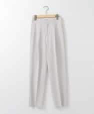 ZMLEE02100 al'aise modulation(アレーズモジュレーション) 【洗える】フルダルテーパードパンツ グレー