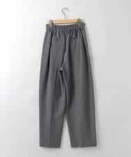 ZMLEE03168 al'aise modulation(アレーズモジュレーション) ピンストライプタックワイドパンツ ダークグレー