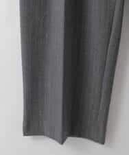 ZMLEE03168 al'aise modulation(アレーズモジュレーション) ピンストライプタックワイドパンツ ダークグレー