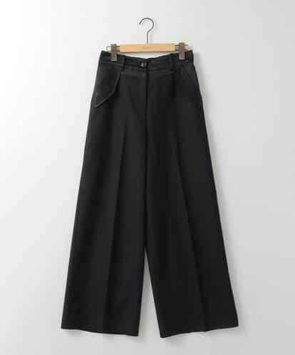 ZMLEE05160 al'aise modulation 異素材ドッキングワイドパンツ