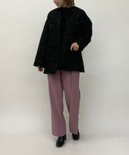 ZMLFQ04130 al'aise modulation(アレーズモジュレーション) サイドスリットパンツ ピンク
