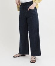 ZMLGB01150 al'aise modulation(アレーズモジュレーション) ウエストリブリラックスデニムパンツ インディゴ