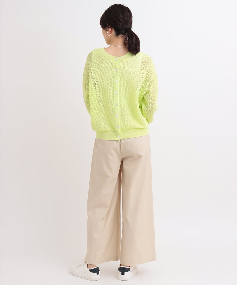 ZMLGB23149 al'aise modulation(アレーズモジュレーション) ハイストレッチタックワイドパンツ ベージュ