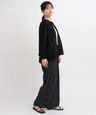 ZMLGB36148 al'aise modulation(アレーズモジュレーション) ドットタックデザインパンツ ブラック