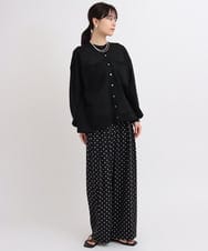 ZMLGB36148 al'aise modulation(アレーズモジュレーション) ドットタックデザインパンツ ブラック