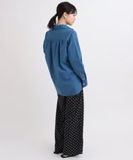 ZMLGB36148 al'aise modulation(アレーズモジュレーション) ドットタックデザインパンツ ブラック