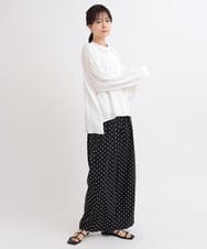 ZMLGB36148 al'aise modulation(アレーズモジュレーション) ドットタックデザインパンツ ブラック