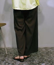 ZMLGB40135 al'aise modulation(アレーズモジュレーション) ワイドシルエットイージーパンツ ブラウン