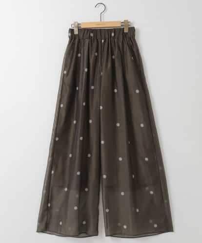 ZMLGE10160 al'aise modulation シアードットワイドパンツ