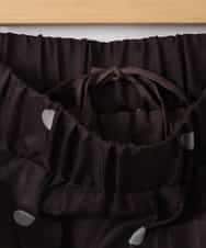 ZMLGE10160 al'aise modulation(アレーズモジュレーション) シアードットワイドパンツ ブラウン