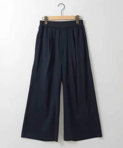ZMLGE11160 al'aise modulation リネンブレンドストレッチワイドパンツ