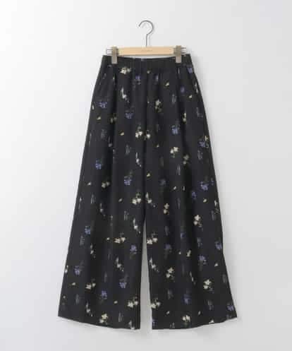 ZMLGE12110 al'aise modulation ドローイングフラワーイージーワイドパンツ