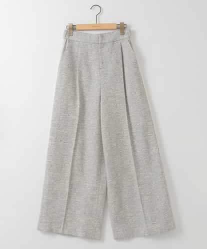 ZMLGE13160 al'aise modulation ツイードワイドパンツ