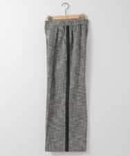 ZMLGE13160 al'aise modulation(アレーズモジュレーション) ツイードワイドパンツ ブラック