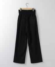 ZMLGE14148 al'aise modulation(アレーズモジュレーション) ウエストシャーリングパンツ ブラック