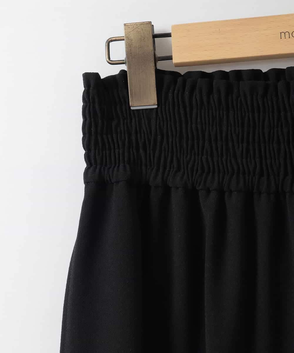 ZMLGE14148 al'aise modulation(アレーズモジュレーション) ウエストシャーリングパンツ ブラック