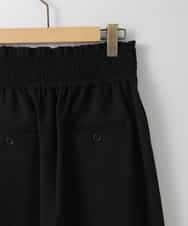 ZMLGE14148 al'aise modulation(アレーズモジュレーション) ウエストシャーリングパンツ ブラック