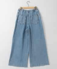 ZMLGE15140 al'aise modulation(アレーズモジュレーション) ワイドデニムパンツ ブルー