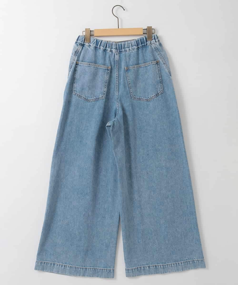 ZMLGE15140 al'aise modulation(アレーズモジュレーション) ワイドデニムパンツ ブルー