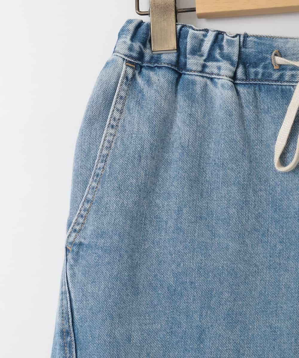 ZMLGE15140 al'aise modulation(アレーズモジュレーション) ワイドデニムパンツ ブルー