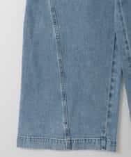 ZMLGE15140 al'aise modulation(アレーズモジュレーション) ワイドデニムパンツ ブルー