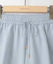 ZMLGE17090 al'aise modulation(アレーズモジュレーション) 【洗える】リネンライクテーパードパンツ ライトブルー