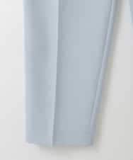 ZMLGE17090 al'aise modulation(アレーズモジュレーション) 【洗える】リネンライクテーパードパンツ ライトブルー