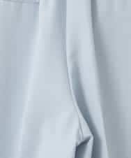 ZMLGE17090 al'aise modulation(アレーズモジュレーション) 【洗える】リネンライクテーパードパンツ ライトブルー