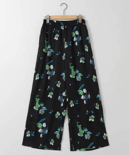 ZMLGE18160 al'aise modulation フラワープリントイージーワイドパンツ