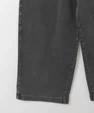 ZMLGE19120 al'aise modulation(アレーズモジュレーション) デニムライクカットパンツ ブラック