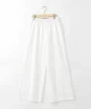 ZMLGE21110 al'aise modulation(アレーズモジュレーション) タックギャザーワイドパンツ アイボリー