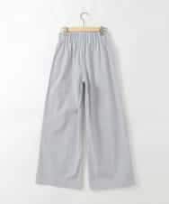 ZMLGE21110 al'aise modulation(アレーズモジュレーション) タックギャザーワイドパンツ グレー
