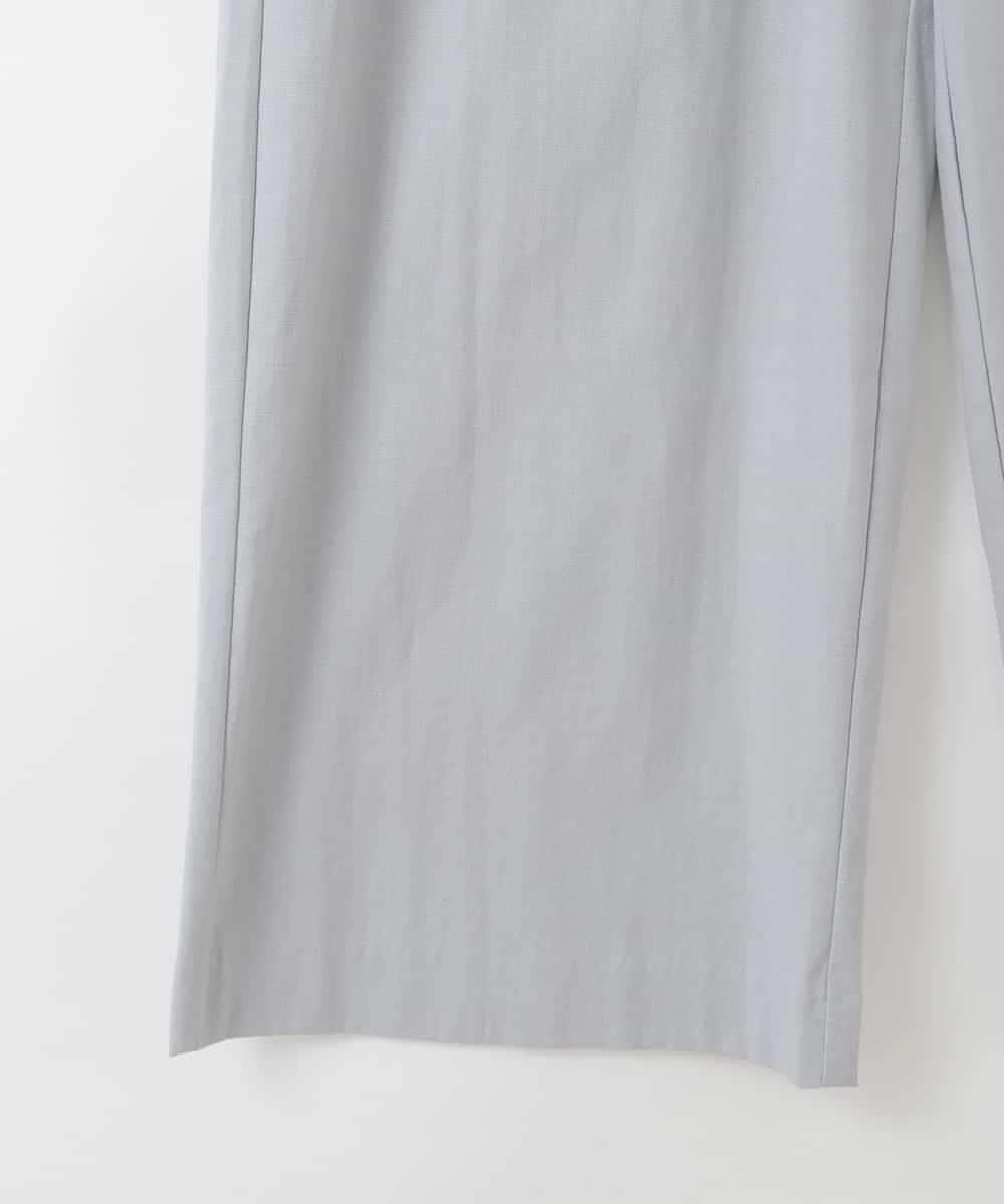 ZMLGE21110 al'aise modulation(アレーズモジュレーション) タックギャザーワイドパンツ グレー