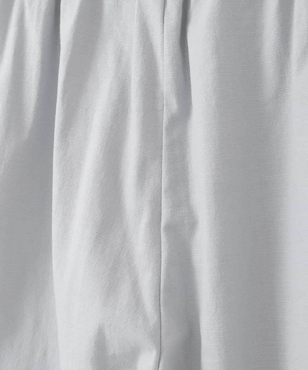 ZMLGE21110 al'aise modulation(アレーズモジュレーション) タックギャザーワイドパンツ グレー