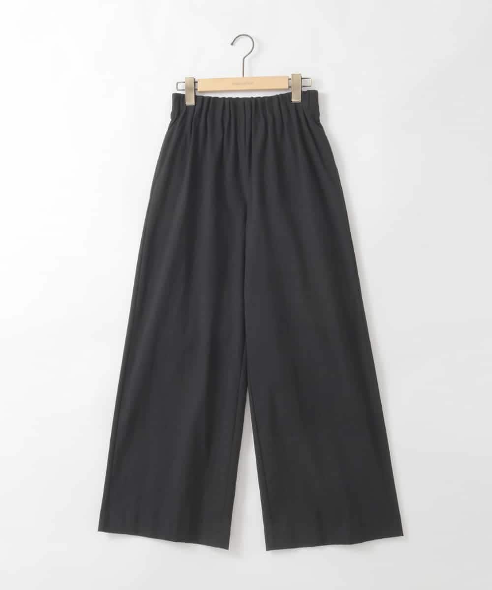 ZMLGE21110 al'aise modulation(アレーズモジュレーション) タックギャザーワイドパンツ ブラック